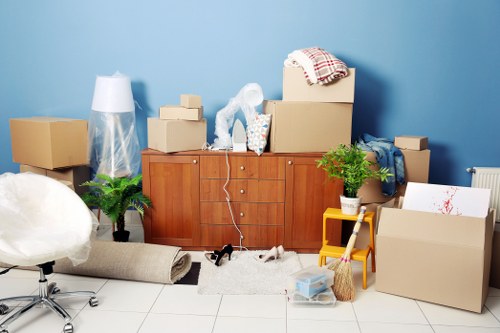 Packing and furniture handling for a home move in Fulham