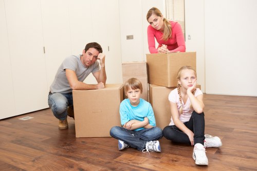 Commercial removals for an office move in Fulham