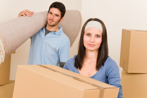 Practical storage space for furniture and boxed items in Fulham